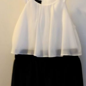 Easter Dress  black and white
